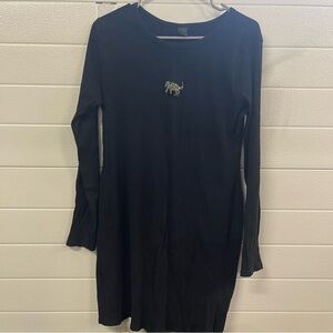 ‼️FINAL SALE‼️ Wild Fable Black Panther Emboidered Stretchy Mini Dress XL